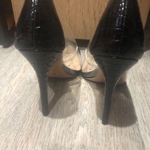 High heeled stilettos.